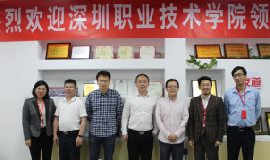 校企交流|深圳職業(yè)技術學院汽車與交通學院副院長崔宏巍一行赴智聯(lián)友道參觀交流